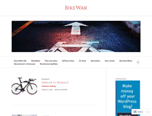 Tablet Screenshot of bikewar.com